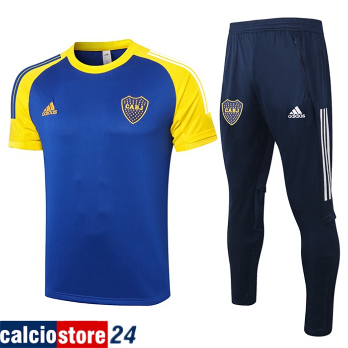 La Nuova Kit Maglia Polo Boca Juniors + Pantaloni Blu 2020/2021