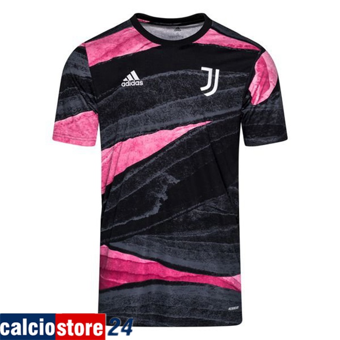Nuove T Shirt Allenamento Juventus Nero/Rosa 2020/2021