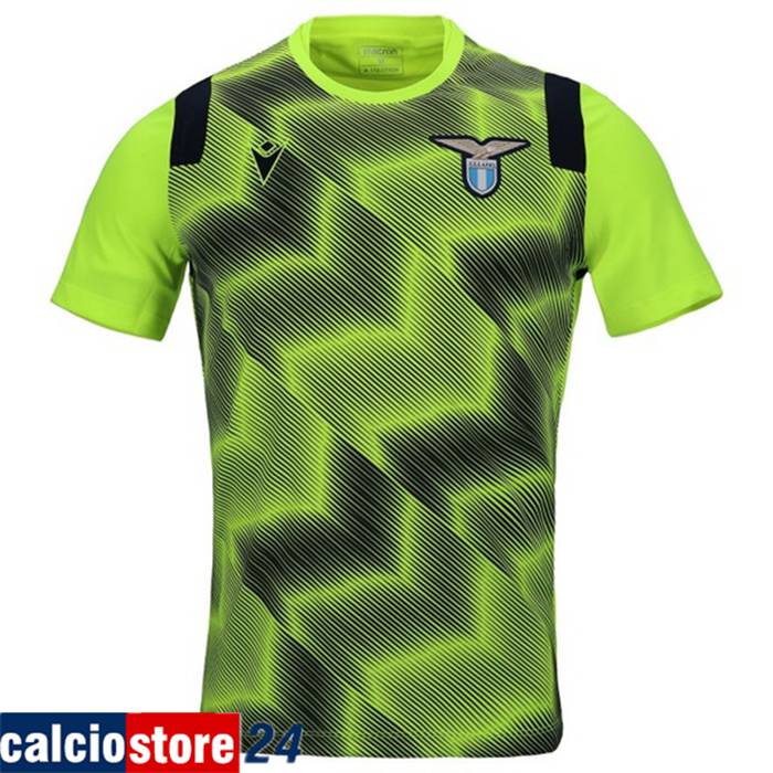 Nuova T Shirt Allenamento SS Lazio Nero/Verde 2020/2021