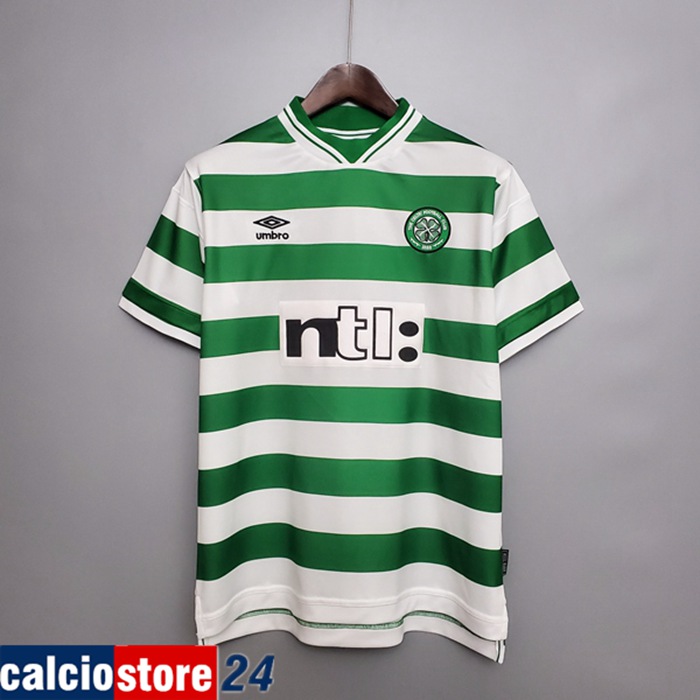 Nuova Maglie Calcio Celtic FC Retro Prima 1999/2000