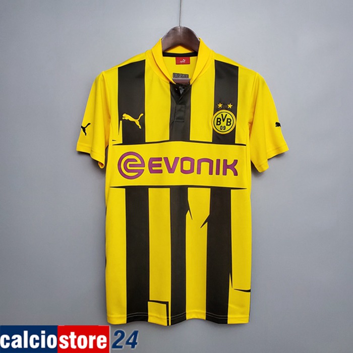 Nuova Maglie Calcio Dortmund BVB Retro Prima 2012/2013