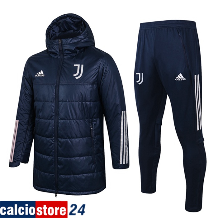 Nuove Piumino Calcio Juventus + Pantaloni Blu Marino 2020/2021