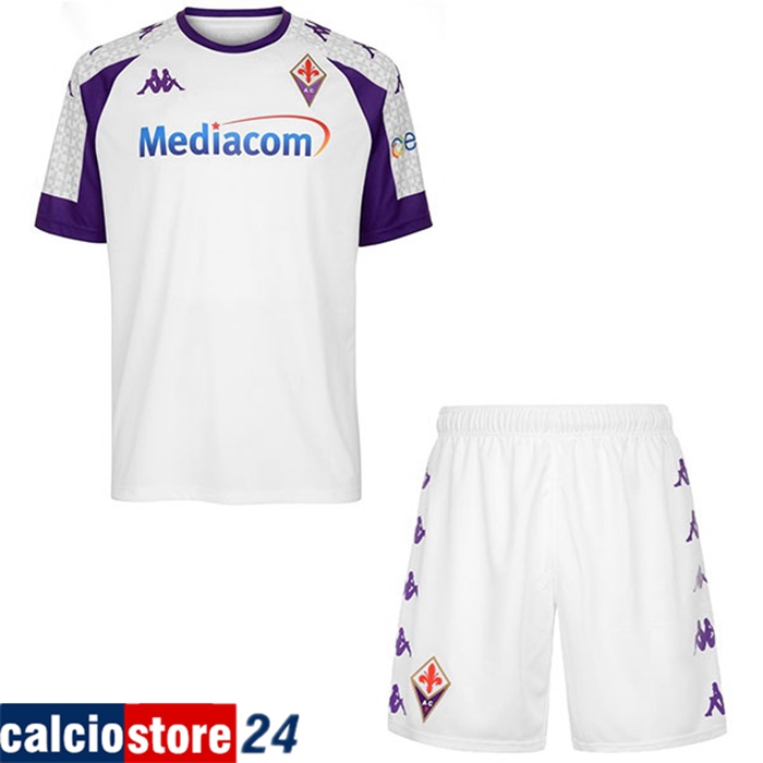 Nuova Maglie Calcio ACF Fiorentina Bambino Seconda 2020/2021