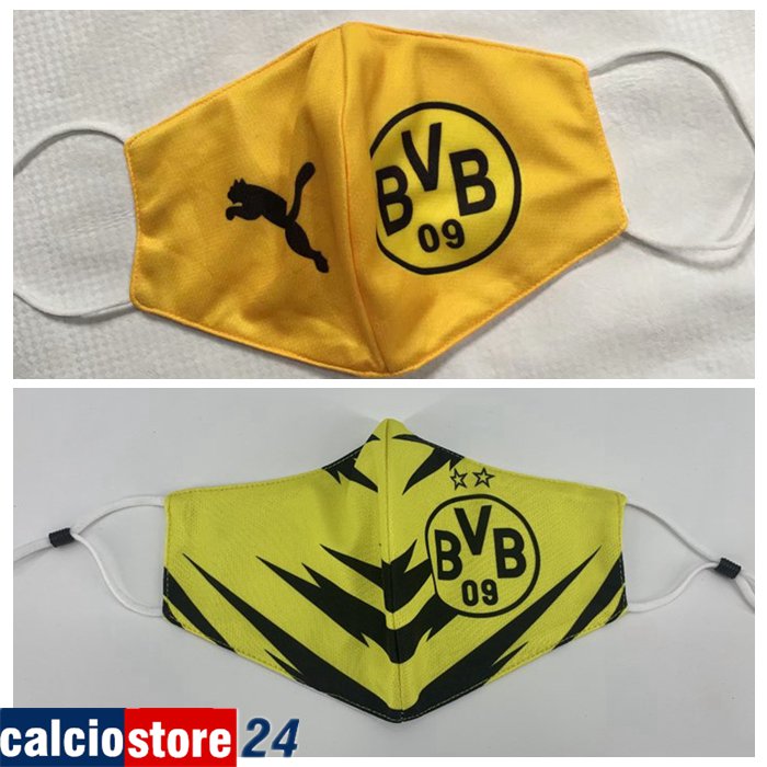 2 Pezzi Borussia Dortmund ca60 Mascherine Antipolvere Di Protezione