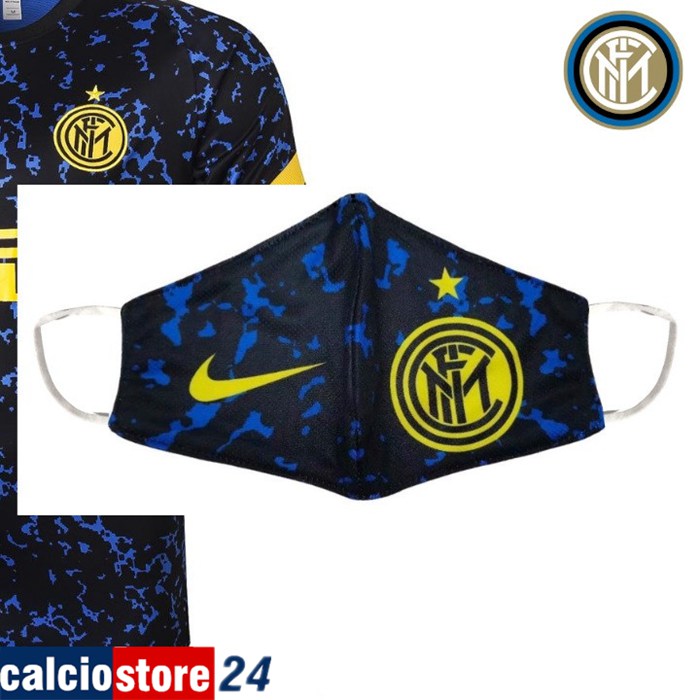 Mascherine Antipolvere Per Inter Milan Blu Filtranti