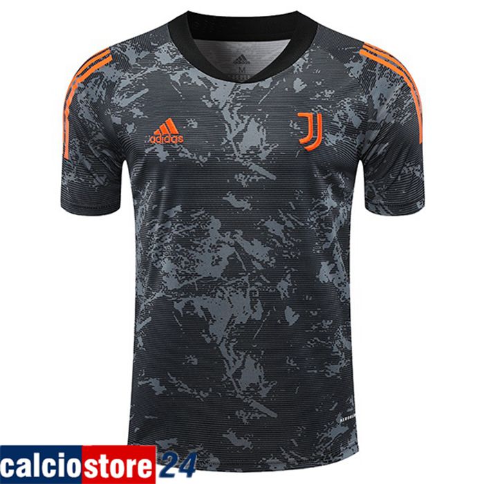 Nuova T Shirt Allenamento Juventus Grigio/Giallo 2020/2021