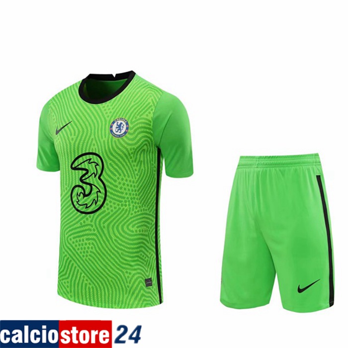 Nuove Maglia FC Chelsea Portiere Verde 2020/2021