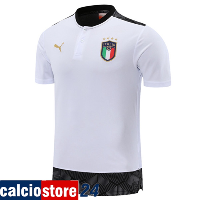 T Shirt Allenamento Italia Bianca 2021/2022