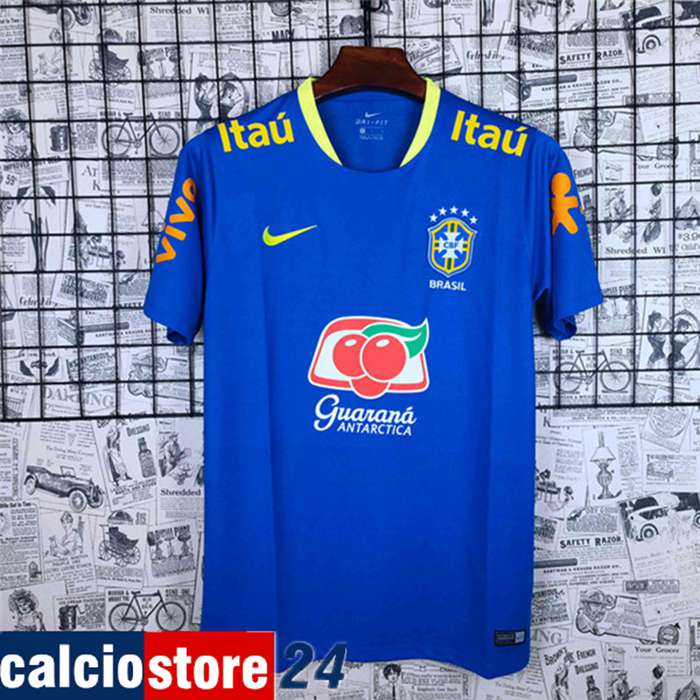 T Shirt Allenamento Brasile Blu 2021/2022
