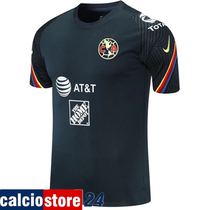 T Shirt Allenamento Club America Nero 2021/2022