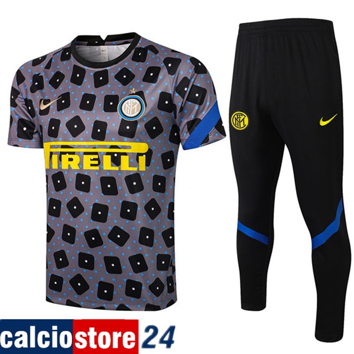 Acquisto Kit Maglia Allenamento Inter Milan Pantaloni Nero ...