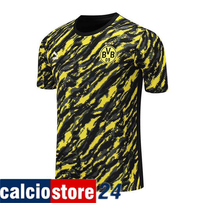 Nuove T Shirt Allenamento Dortmund BVB Nero/Giallo 2021/2022