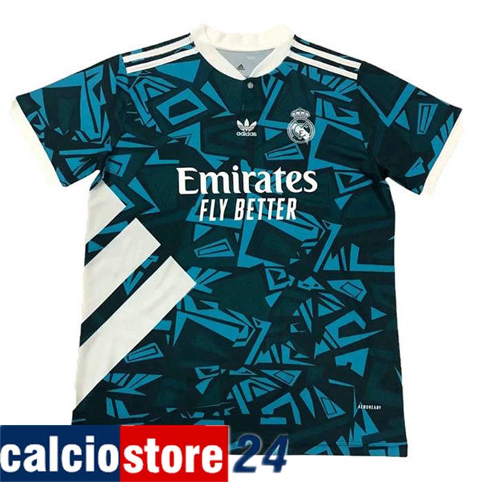 La Nuova T Shirt Allenamento Real Madrid Nero/Blu 2021/2022