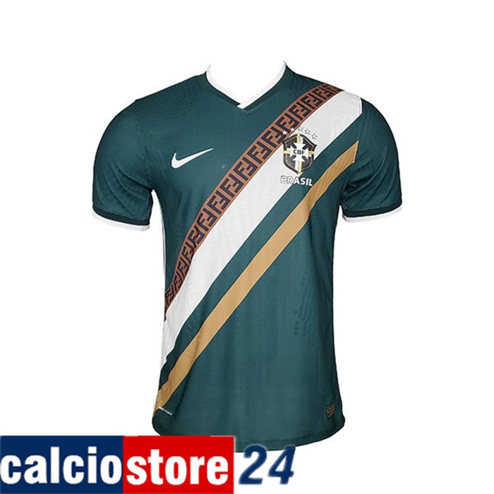 Nuova T Shirt Allenamento Brasile Verde 2021/2022