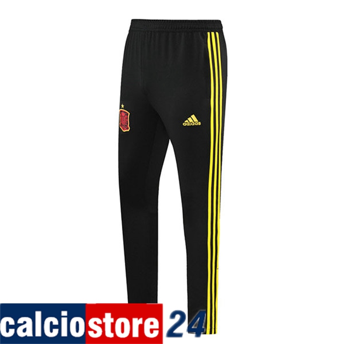 Nuova Pantaloni Da Training Spagna Rosso/Nero/Giallo