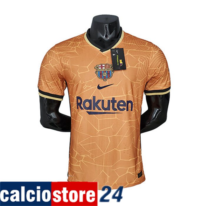 Nuove Maglie Calcio FC Barcellona Seconda Concept Edition Giallo 2021/2022