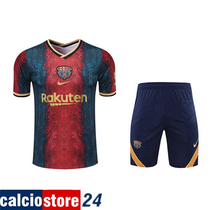Kit Maglia Allenamento FC Barcellona + Pantaloni Rosso 2021/2022