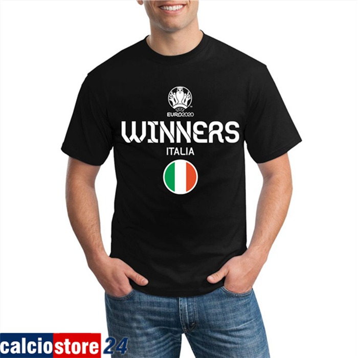 T-Shirts Italia UEFA Euro 2020 Champions Nero - GXHTS07