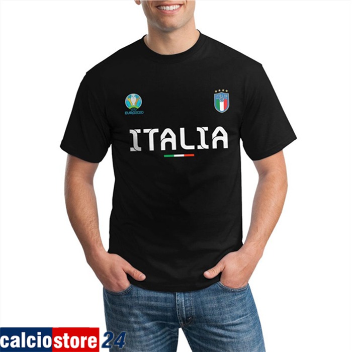T-Shirts Italia UEFA Euro 2020 Champions Nero - GXHTS09