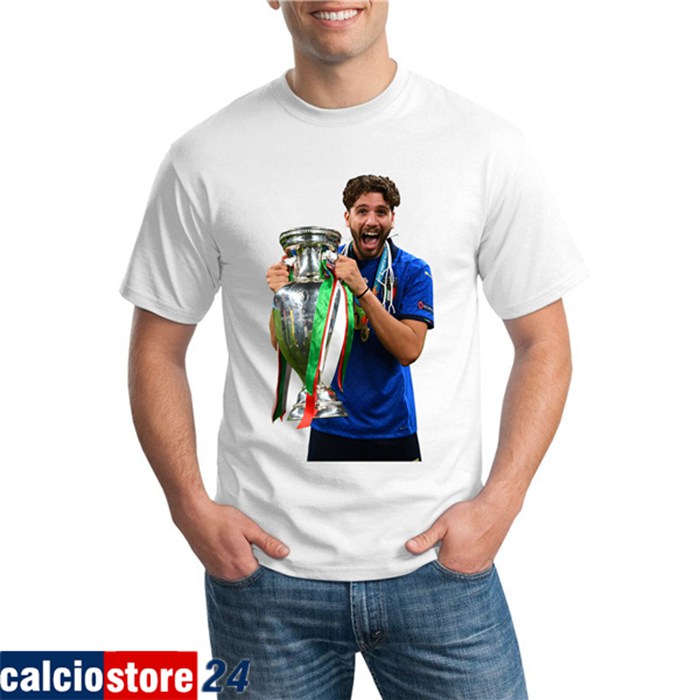 T-Shirts Italia UEFA Euro 2020 Champions Bianca - GXHTS13