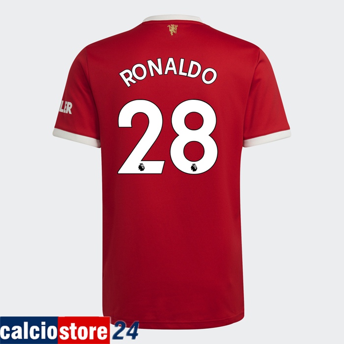Maglie Calcio Manchester United Ronaldo 28 Prima 2021/2022