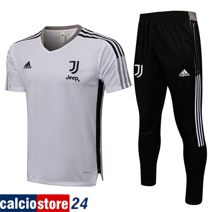 Kit Maglia Allenamento Juventus + Pantaloni Blu 2021/2022