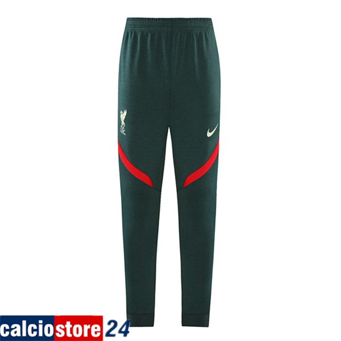 Pantaloni Da Allenamento FC Liverpool Verde/Rosso 2021/2022