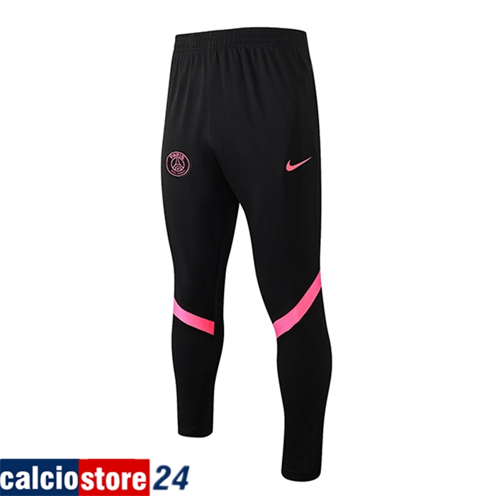 Pantaloni Da Allenamento Jordan PSG Nero/Rosa 2021/2022 -02