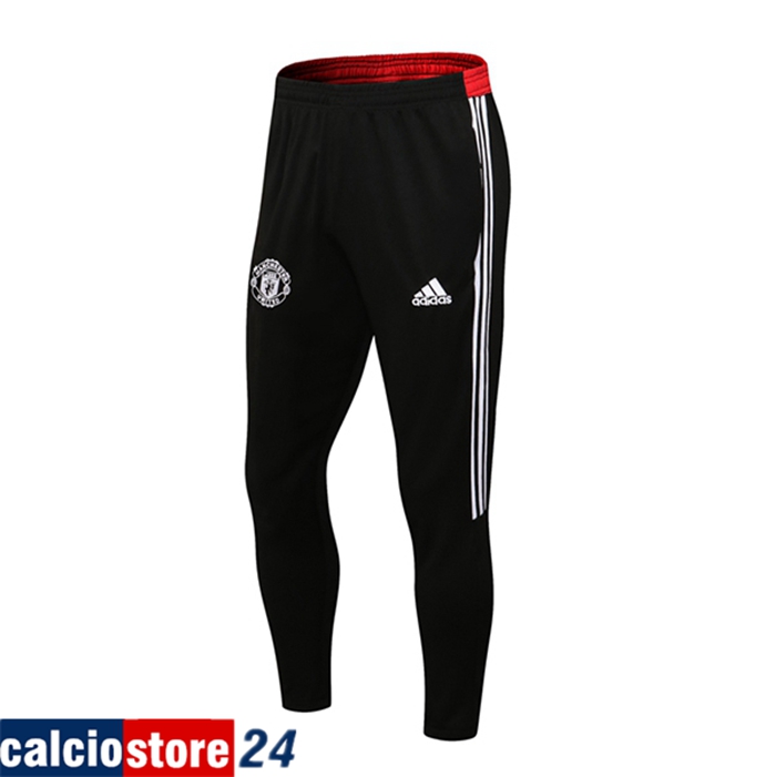 Pantaloni Da Allenamento Manchester United Bianca/Rosso 2021/2022