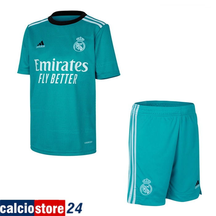 Kit Maglie Calcio Real Madrid Terza + Pantaloncini 2021/2022