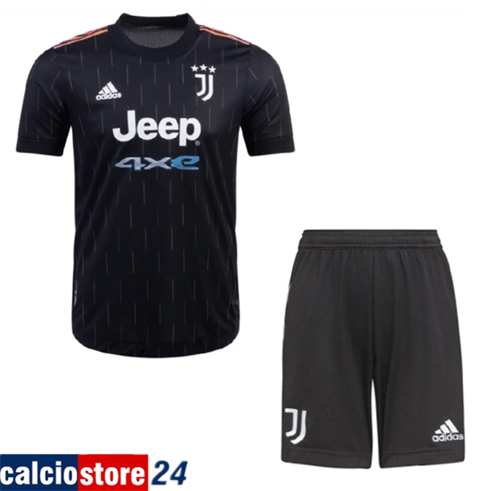 Kit Maglie Calcio Juventus Seconda + Pantaloncini 2021/2022