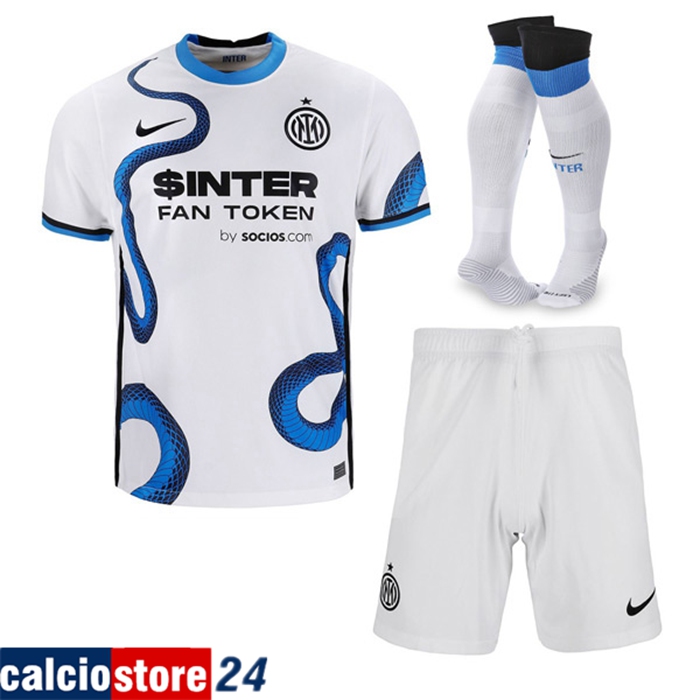 Kit Maglie Calcio Inter Milan Seconda (Pantaloncini + Calzettoni) 2021/2022