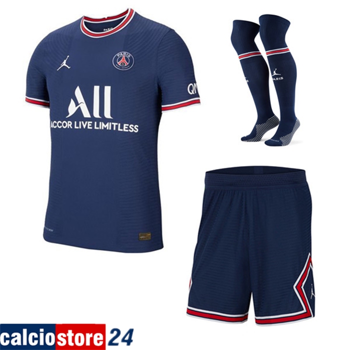 Kit Maglie Calcio Jordan PSG Prima (Pantaloncini + Calzettoni) 2021/2022