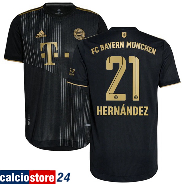 Maglie Calcio Bayern Monaco (Hernandez 21) Seconda 2021/2022