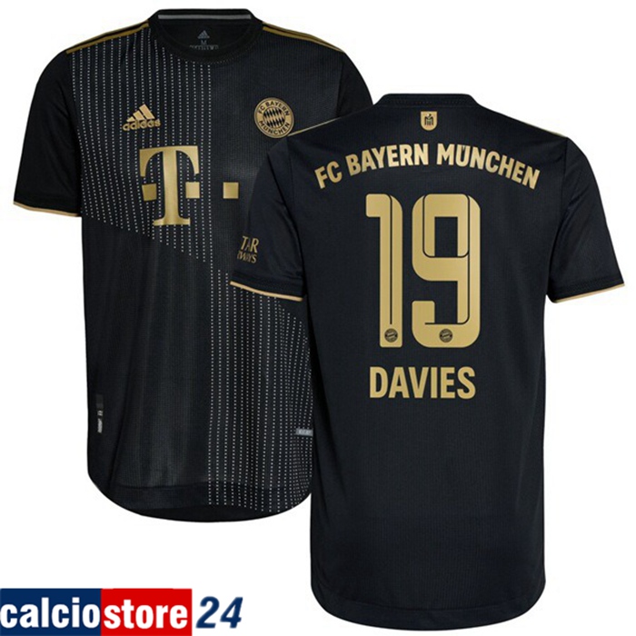 Maglie Calcio Bayern Monaco (Davies 19) Seconda 2021/2022