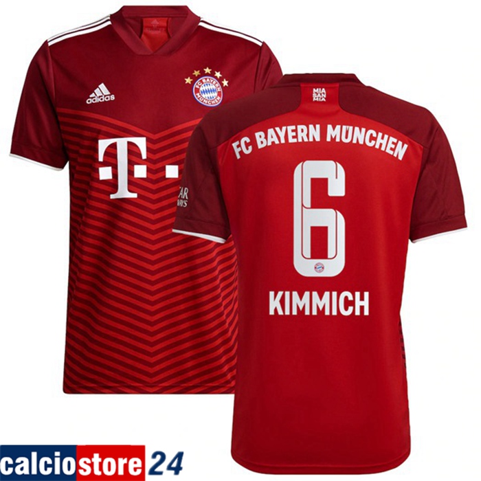 Maglie Calcio Bayern Monaco (Kimmich 6) Prima 2021/2022