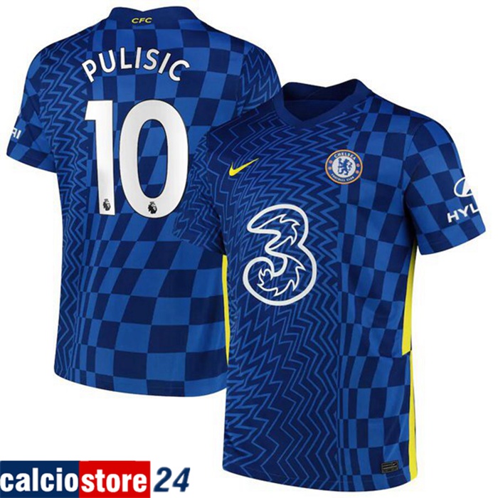 Maglie Calcio FC Chelsea (Pulisic 10) Prima 2021/2022