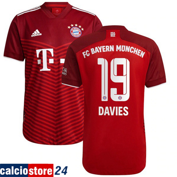 Maglie Calcio Bayern Monaco (Davies 19) Prima 2021/2022