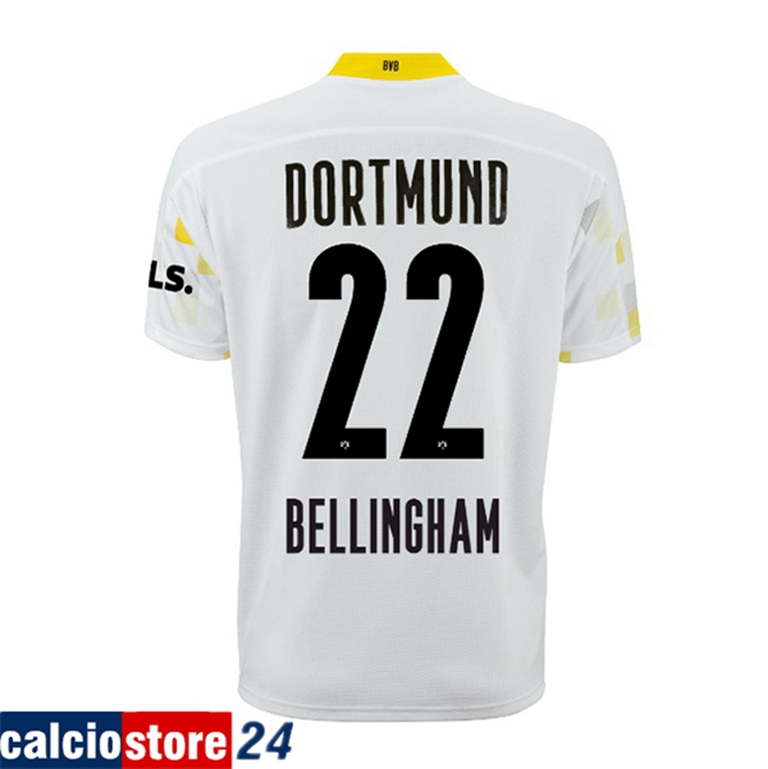 Maglie Calcio Dortmund BVB (Bellingham 22) Terza 2021/2022