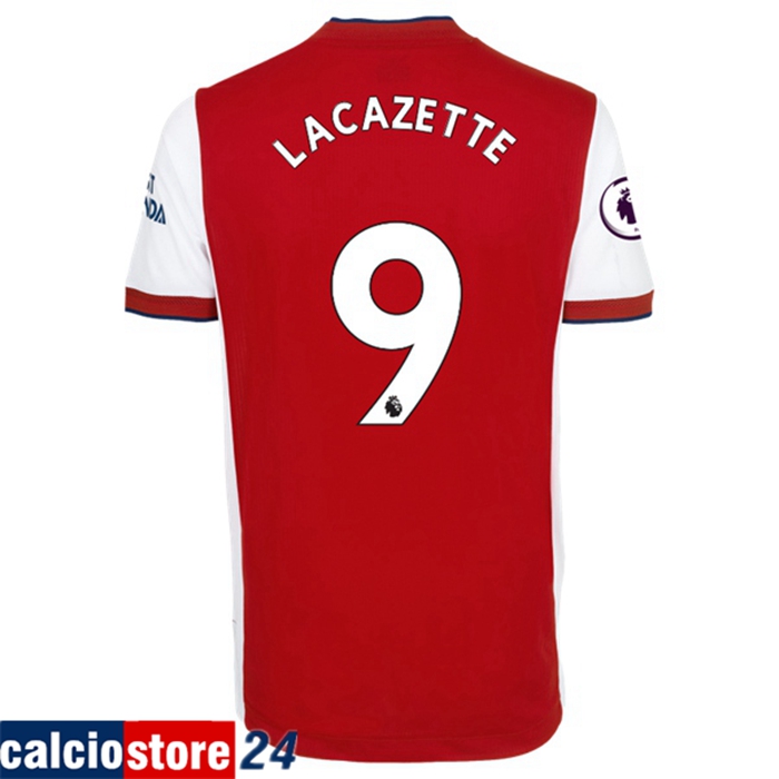 Maglie Calcio FC Arsenal (Alexandre Lacazette 9) Prima 2021/2022