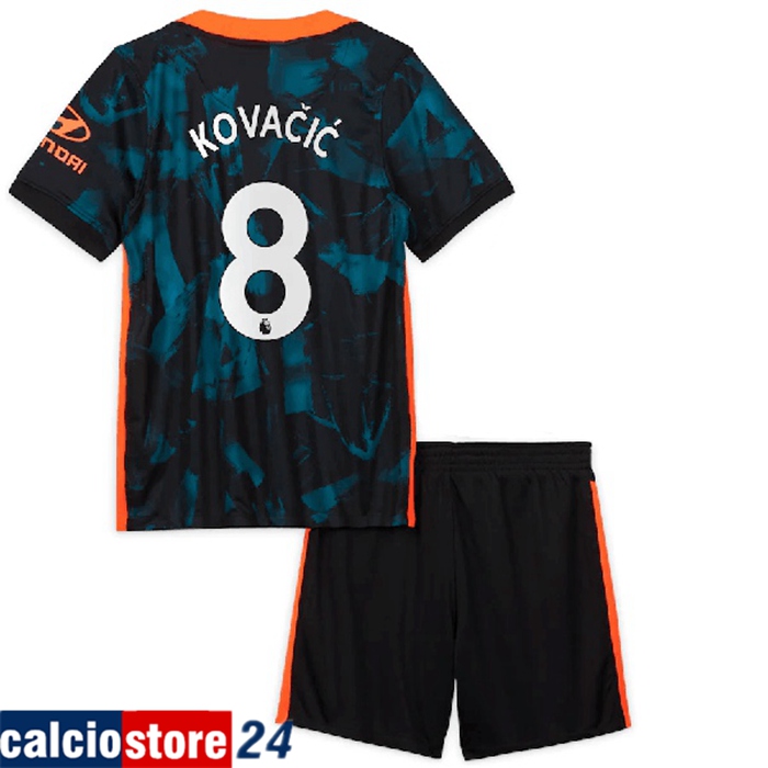 Maglie Calcio FC Chelsea (Kovacic 8) Bambino Terza 2021/2022