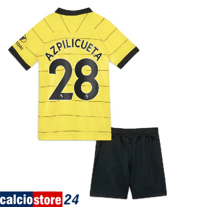 Maglie Calcio FC Chelsea (Azpilicueta 28) Bambino Seconda 2021/2022