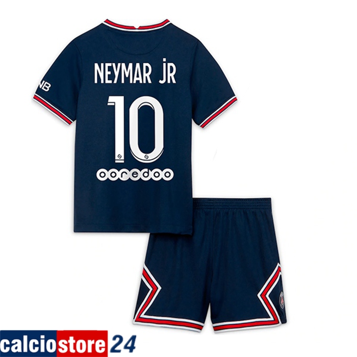 Maglie Calcio Jordan PSG (Neymar Jr 10) Bambino Prima 2021/2022