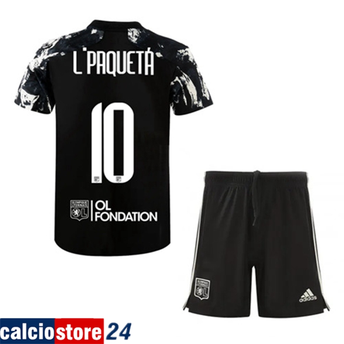 Maglie Calcio Lyon (L.PAQUEYA 10) Bambino Terza 2021/2022