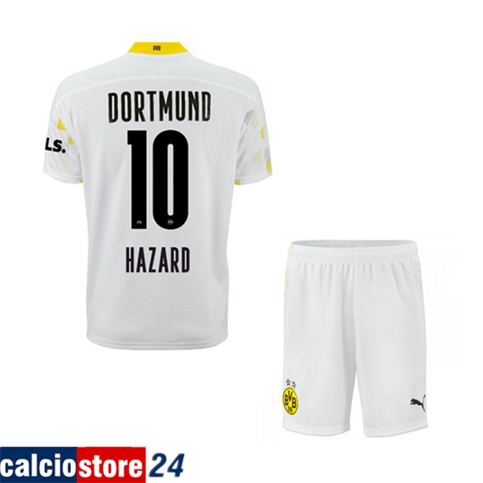 Maglie Calcio Dortmund BVB (Hazard 10) Bambino Terza 2021/2022