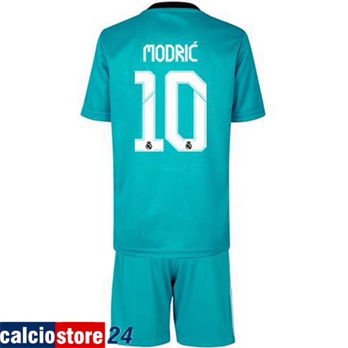Maglie Calcio Real Madrid (Modric 10) Bambino Terza 2021/2022