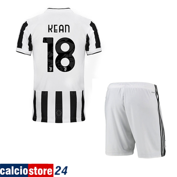 Maglie Calcio Juventus (KEAN 18) Bambino Prima 2021/2022
