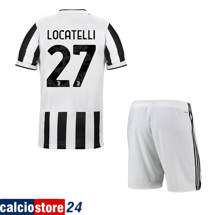 Maglie Calcio Juventus (LOCATELLI 27) Bambino Prima 2021/2022
