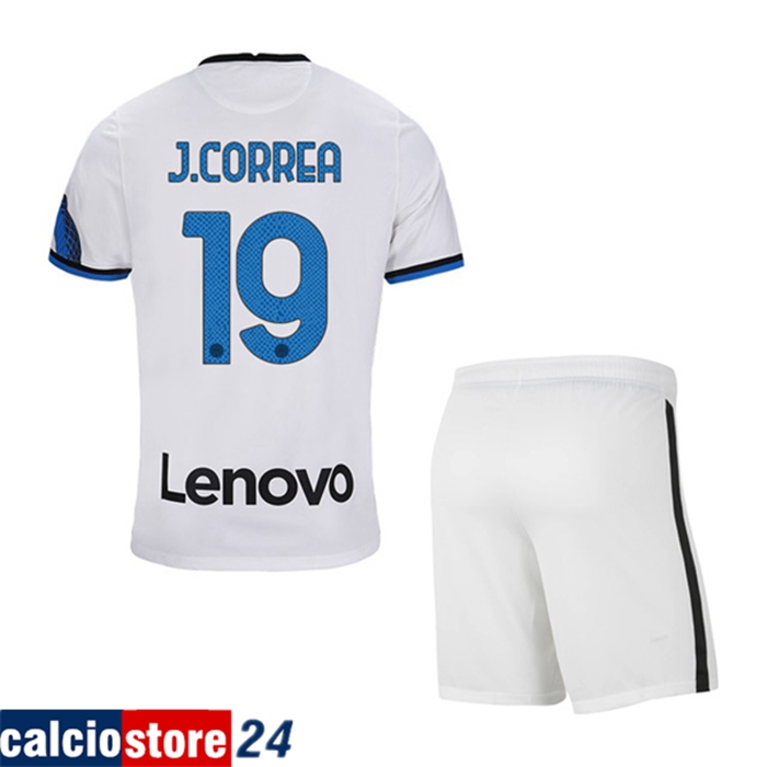 Maglie Calcio Inter Milan (J.CORREA 19) Bambino Seconda 2021/2022