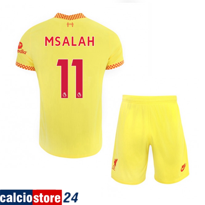 Maglie Calcio FC Liverpool (Mohamed Salah 11) Bambino Terza 2021/2022